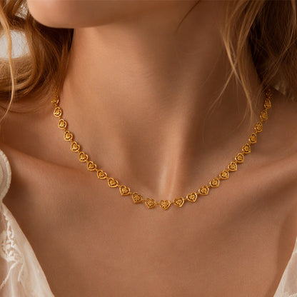 Radiant Heart Necklace – Whisper-Light, Day-to-Night Glow