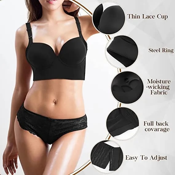 💥Black Friday Sale 49%OFF💥🔥Back Smoothing Bra with shapewear🔥Buy 2 Free shipping