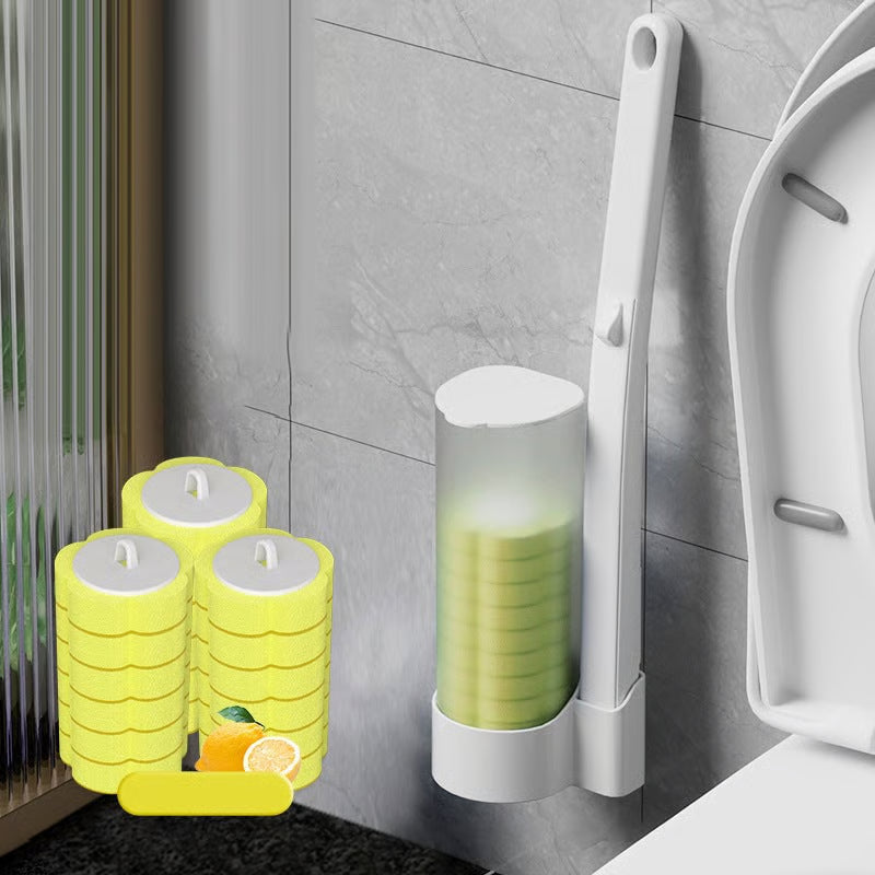 🔥LAST DAY SALE 💲19.99!!⚡50K+ SOLD!🚽💦Hands-Free Cleaning Gadget🧽Disposable toilet cleaning tool💦
