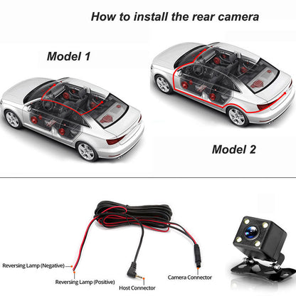 🚗🎥 50% OFF! Dash Cam 3 Cameras 1080P HD – Front + Interior + Rear with Reverse 🔥