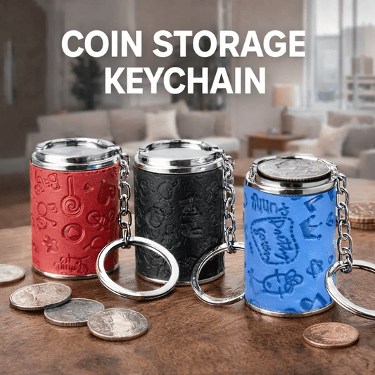 🥳2026 HOT SALE🥳💞50K+ SOLD!🔥Mini Coin Storage Keychain