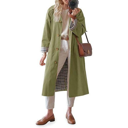 💗LAST DAY - PROMOTION💗Imily Bela Women's Long Trench Coat Single Breasted Oversized Windproof Overcoat Fashion Outerwear