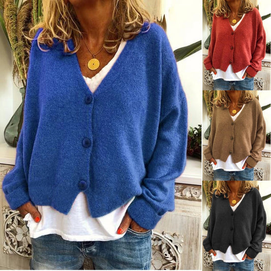 🔥Hot Sale: 50% Off-Autumn Winter Casual Loose Knit Cardigan