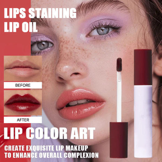 💋Lips Staining Lip Oil (Non-Sticky | Non-Smudge | 24H Long-Lasting🔥)