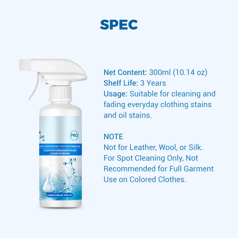 🔥Limited-time offer: Buy 2 get 1 free🏆300ML / Pack✨Clothing emulsifier, Non-Ionic Laundry Pre-Treatment