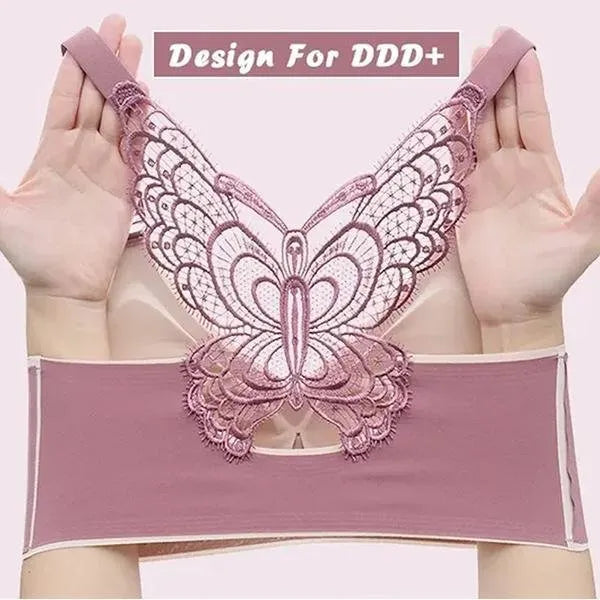 💥HOT SALE - 49%OFF💥Butterfly Embroidery Wirefree Bra