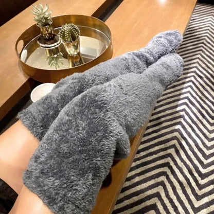 ⚡Flash Sale🏆#1 Best Seller ⏰ 💕Velvety Fleece Knee Socks For Christmas❄️🎅