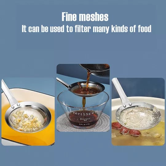🔥Hot Sale 40% OFF 🔥304 Stainless Steel Strainer Spoon