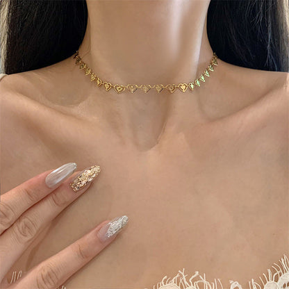 Radiant Heart Necklace – Whisper-Light, Day-to-Night Glow