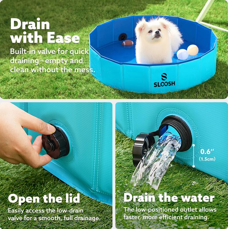 ⌛Limited-Time Offer-Large Foldable Backyard Wading Pool for Whole Family & Pets