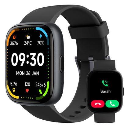 Smart Watch for Women Men, Fitness Tracker with Answer/Make Calls, Fitness Watch with Sleep Tracker/100 Sports/IP68 Waterproof Pedometer