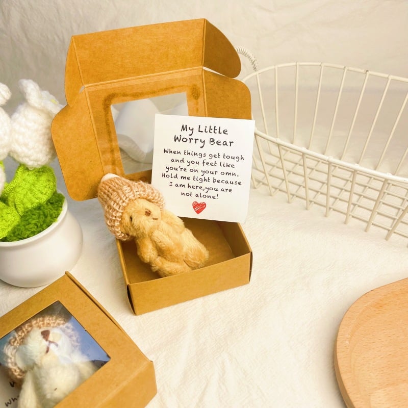 🎁Hot Sale ONLY $15 TODAY!!🧸✨Little Bear in Box, My Little Worry Bear