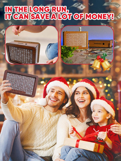 🎁 Hot Sale 49% OFF 🔥Wallet Fattening Program——Cash Vault Wooden Savings Box