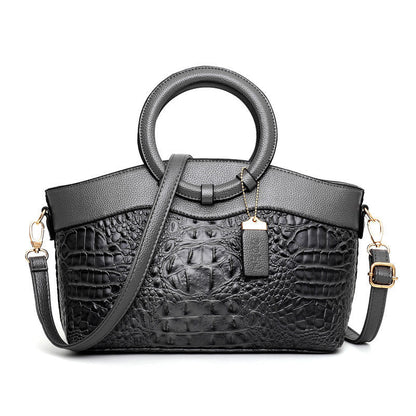 🔥2025 Hot Sale🔥Large Capacity Vintage Luxury Crocodile Leather Vintage Handbag