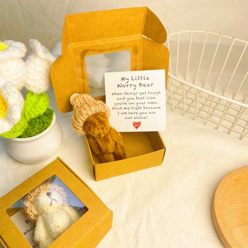 🎁Hot Sale ONLY $15 TODAY!!🧸✨Little Bear in Box, My Little Worry Bear