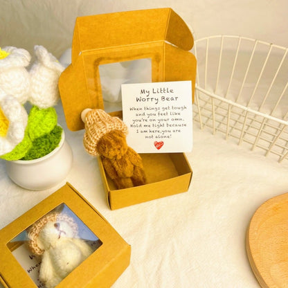 🎁Hot Sale ONLY $15 TODAY!!🧸✨Little Bear in Box, My Little Worry Bear