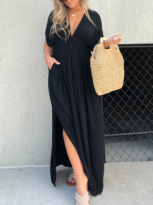 🔥Hot Sale 50% OFF💗New fashion Slit effortless long dress