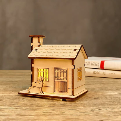 🎅Christmas Specials-DIY illuminated wooden Christmas houses for crafts