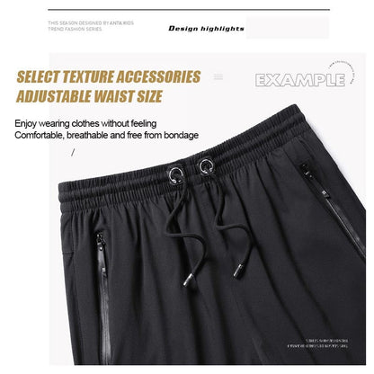 🔥2026 HOT SALE 49% OFF🔥Men's Plus Size Ice Silk Stretch Shorts