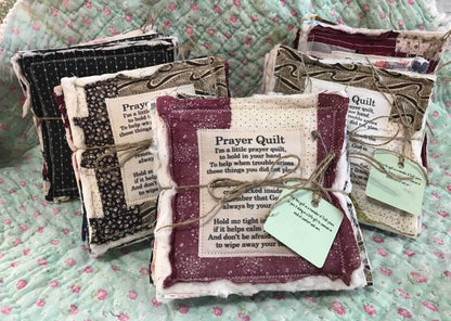 💜Up To 70% Off✝️Best Encouraged And Blessed Gift-Prayer Quilt with cross inside