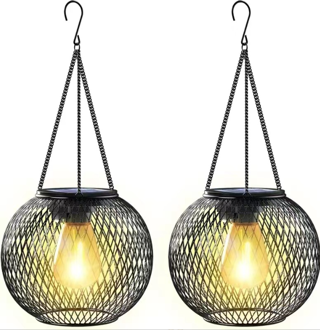 🎅Christmas Sale: 50% Off-💡🌟Retro Metal Solar Lanterns