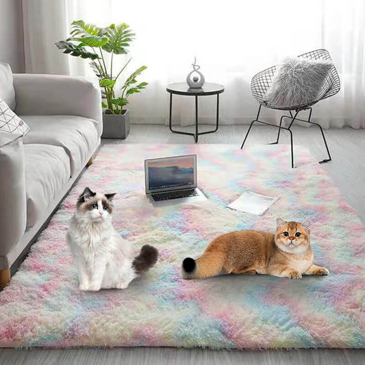 ⏳Time-Limited Special⏰Gradient Color Plush Floor Mat