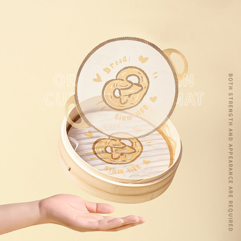 Cute Silicone Non-stick Steamer Mat