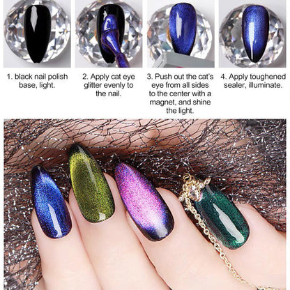 🎉Black Friday Sale 50% OFF 🎉Super Galaxy Cat’s Eye Nail Polish