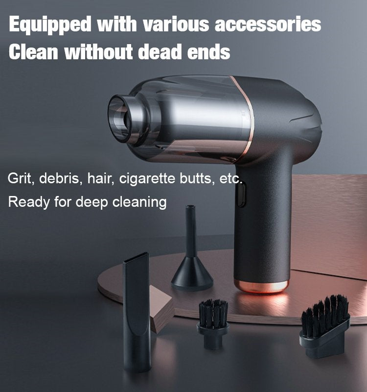 🏆Blow, Vacuum and Inflate all-in-one Cordless Vacuum Cleaner for Home and Car🔥
