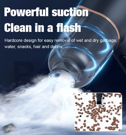 🏆Blow, Vacuum and Inflate all-in-one Cordless Vacuum Cleaner for Home and Car🔥