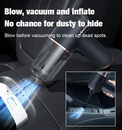 🏆Blow, Vacuum and Inflate all-in-one Cordless Vacuum Cleaner for Home and Car🔥