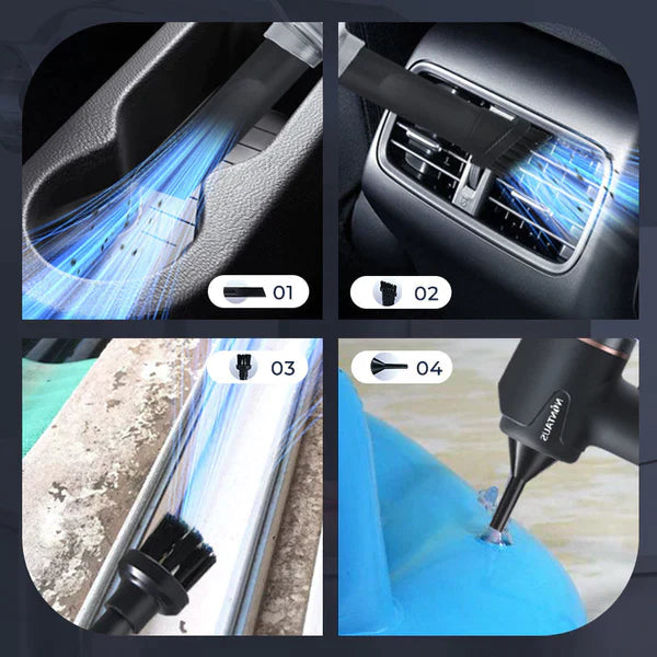 🏆Blow, Vacuum and Inflate all-in-one Cordless Vacuum Cleaner for Home and Car🔥