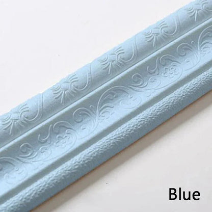 🔥Hot Sale Offers-3D Wall Edging-Self-Adhesive Environmental Protection 3D Wall Edging Strip
