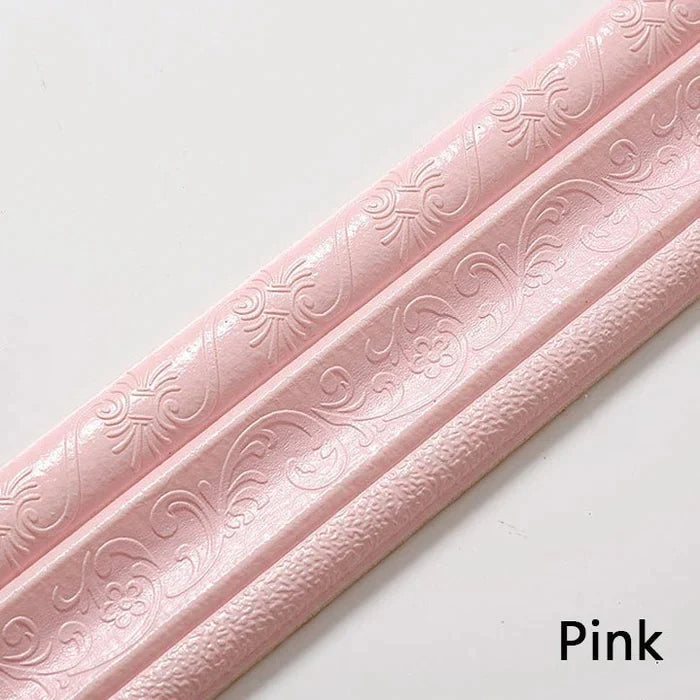 🔥Hot Sale Offers-3D Wall Edging-Self-Adhesive Environmental Protection 3D Wall Edging Strip