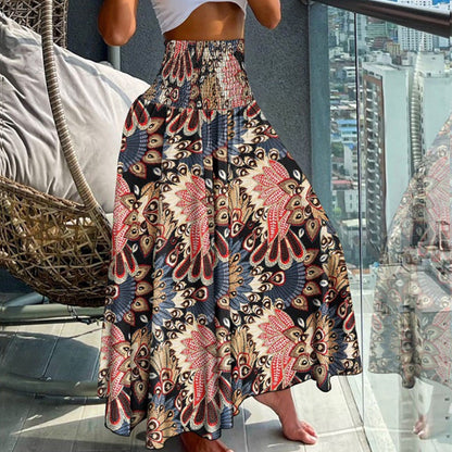 🔥2025 New Arrival🔥 casual fashion floral skirt with half body