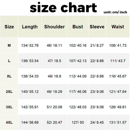 Women’s Casual Long Dress with Short Sleeves