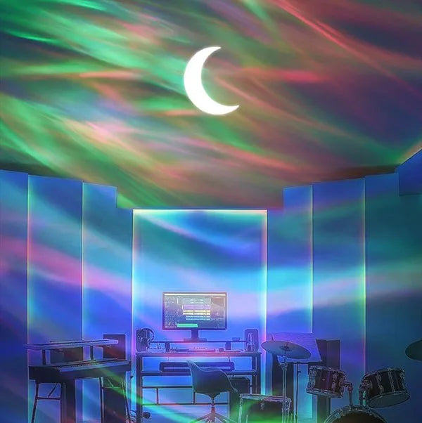 📢📢50 % OFF !!🎅 Northern Lights Aurora Projector – Enjoy the starry sky at home ✨