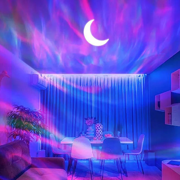 📢📢50 % OFF !!🎅 Northern Lights Aurora Projector – Enjoy the starry sky at home ✨