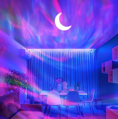 📢📢50 % OFF !!🎅 Northern Lights Aurora Projector – Enjoy the starry sky at home ✨