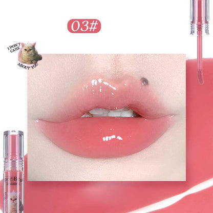 Cute Cat Jelly Lip Glaze for Women Girls