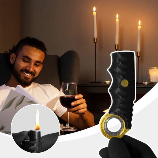 Creative Spinner Lighter Case with Ring