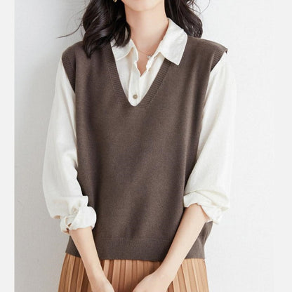 🍁Hot Sale 49% off🍁Women's Ultra-Soft V-Neck Knit Vest