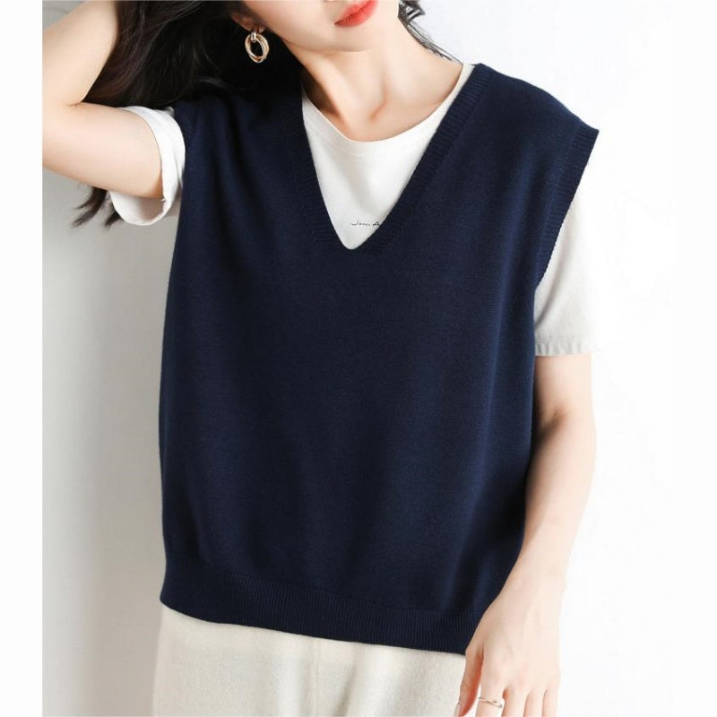 🍁Hot Sale 49% off🍁Women's Ultra-Soft V-Neck Knit Vest