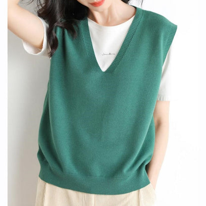 🍁Hot Sale 49% off🍁Women's Ultra-Soft V-Neck Knit Vest