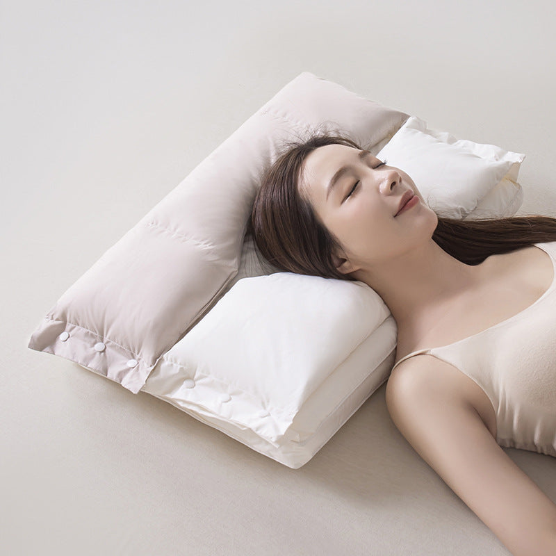 🔥 Olympic Promotion – For a limited time 50% off + Free shipping ✈️🔥 Soft and Hard Dual-Zone Neck Support Pillow