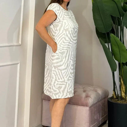 Boho Vintage Casual Printed Dress💃
