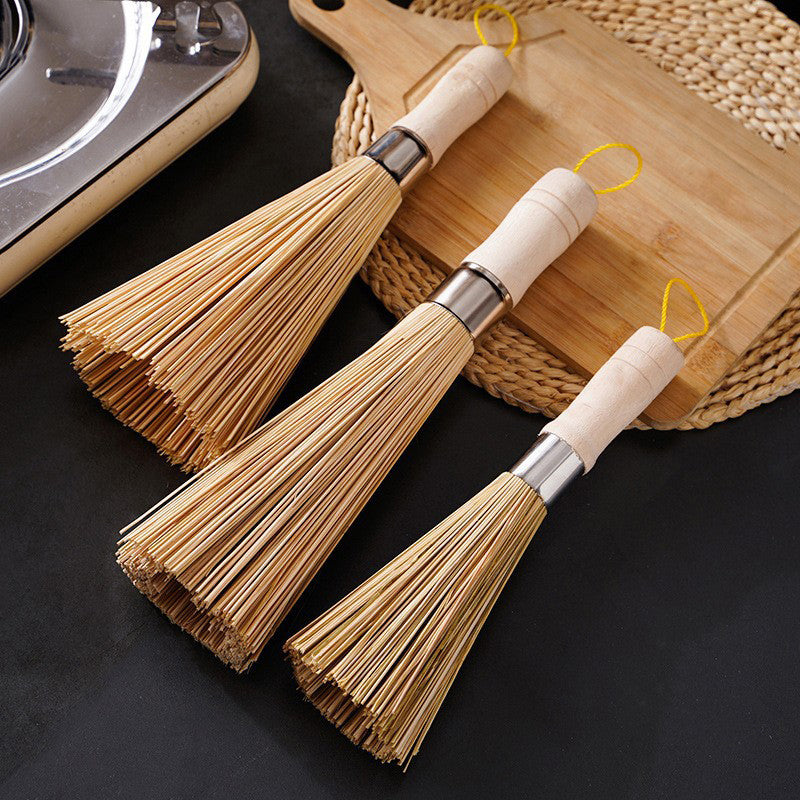 Natural Bamboo Kitchen Brushes
