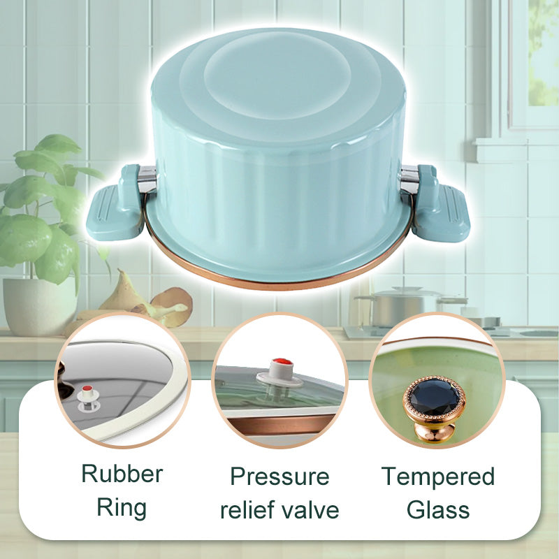 💥2025 Hot Sale For 50% 0FF💥🎊🍲Multifunctional Non-Stick Micro Pressure Cooker🔥🔥