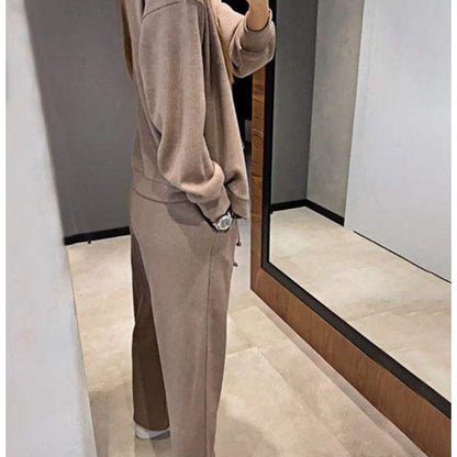 🌷Hot SALE 50% OFF🔥Women's Knitted Buttoned Jacket and Pants Two-piece Set