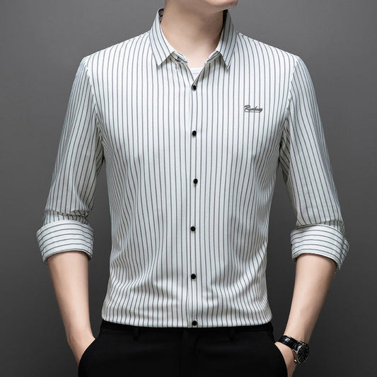 💥Limited-time offer-Men's Classic Wrinkle-Free Striped Shirt